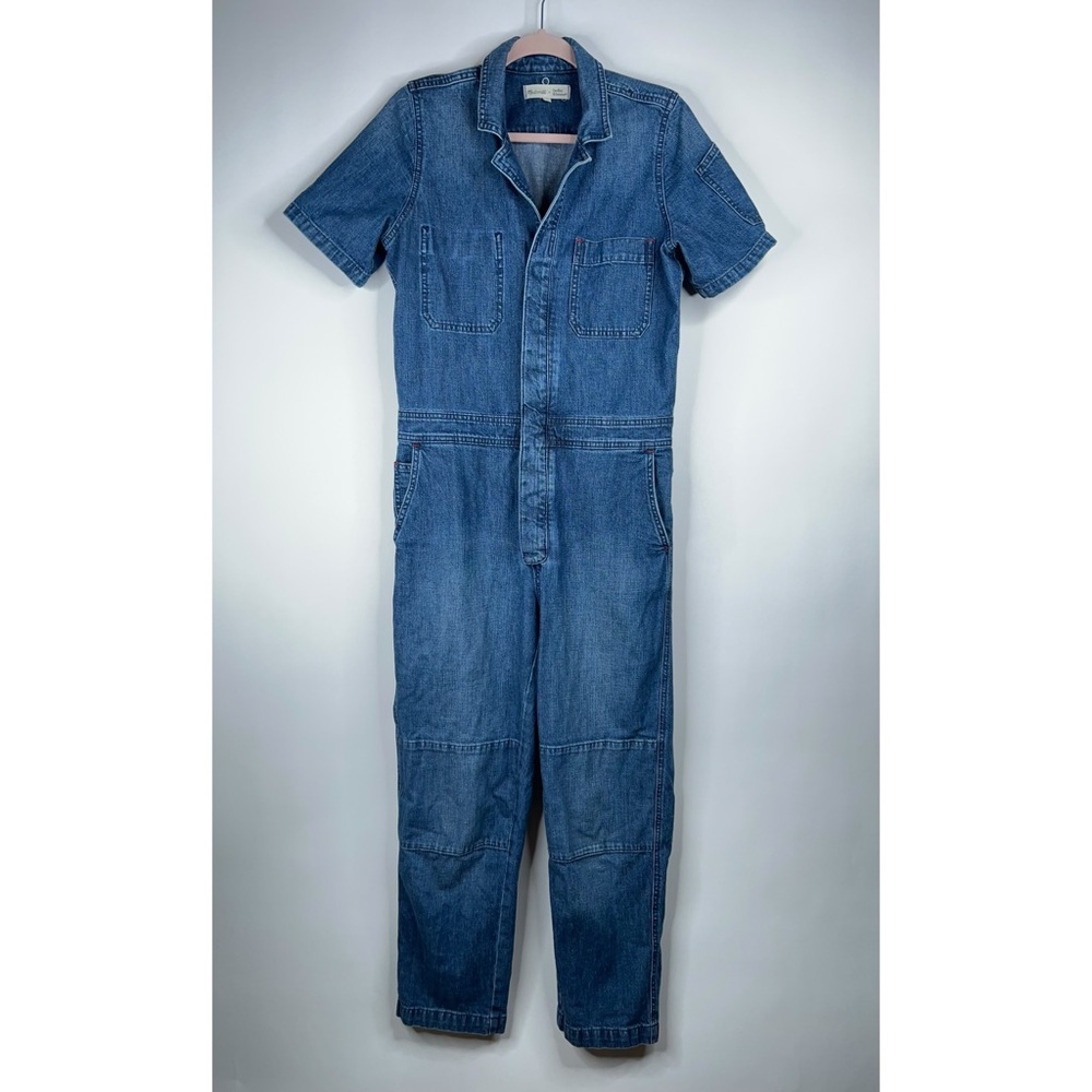 Madewell Blue Denim Jumpsuit